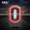 Rechargeable LED work lamp with red and blue warning light and SOS function