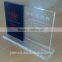 Best Selling facotry a4 plastic document holder acrylic magazine rack library book shelf