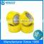 Yellow BOPP Packing Tape with Custom LOGO Printed On Paper Core