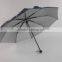 high quality fashion three folding umbrella color changing umbrella