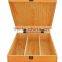 2015 year china suppliers selling FSC&SA8000 locked lid Fashion High Quality wooden wine bottles box in made China