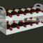 custom clear acrylic wine rack storage shelves