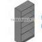 best price tall thin metal storage cabiinet with 4 adjustable shelves in laboratory & office furniture
