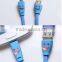 Best selling high quality novelty led smile usb data cable,usb charger cable