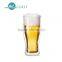 china supplier popular 2016 hot sell borosil double wall beer cup for 500ml