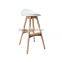 2016 Wholesale Furniture Modern Wooden Erik Erik Buch Solid Wood Bar Stool High Chair Leather Seat