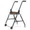 HomCom Folding Aluminum Medical Rollator Walker - Dark Green
