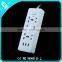 wearproof heat resistant universal schuko outlet multiple socket with 3 usb