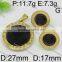 Fashion Hot Selling 14k Gold Jewelry Wholesale With Black and Green Stone