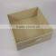 Beige multifuction home closet organizer cube non-woven fabric foldable storage box