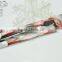 Plastic bristle double ended eyebrow brush