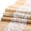 11.5 108" Natural Brown Burlap Lace Hessian Table Runner Party Decoration