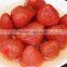 High quality Canned strawberry in light syrup