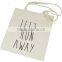 2015 China custom logo canvas shopping bag with two inner pockets