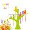 Kawachi Trees Bird Fruit Fork Tableware Dinnerware Sets Birdie Green Fruit Fork Set