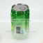 custom 355ml plastic transparent soda can