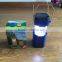 wholesale hot sell two colors usb solar rechargeable extension type plastic camping lantern