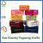 nested wood orange crates with handles pink coloured decorative wooden crates