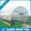 Low cost galvanized pipes vegetable greenhouse with irrigation system for agriculture