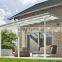 Sturdy aluminium polycarbonate patio cover, balcony canopy, outdoor patio covering