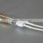 Gold-coated quartz shortwave twin tubes for heating elements