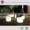 Led square stool bar stool colorful plastic stool of remote control