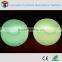 Plastic living room furniture LED round sofa set