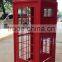 OEM outdoor telephone booth with steel metal construction