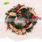 GNW CHWR-1605019 Customized Promotional cheap natural small artificial christmas ornament wreaths