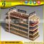 Customized size gondola supermarket wooden shelves