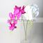 Two branches decorative butterfly orchid artificial butterfly orchid flowers landscaping flowers