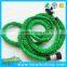 Green color quick connection expandable fabric garden hose