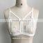 2017 New Come Summer Woman Crop Top Sexy Girl Bikini Bra Hollow Out Lace Sex Lingerie Transparent