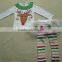 Children's Girls Xmas Outfit Deer Pattern Outfit Ruffle Kids Christmas Clothes
