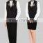 Restaurant Unisex Uniform Black Vest