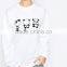 New Design Comfortable Cute Panda Printing Sweater for Ladies