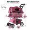R1924H New design Collapsible Portabel Dogs & Cats Stroller/ 4-Wheels Luxury Travelling Pet Stroller Trolley