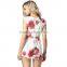 2016 Fashion summer casual printed sexy women jumpsuit 2016