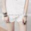 Women's Exaggerated Wide Metal Dichromatic Mirror Chain Bracelet Punk Bangle Bracelet
