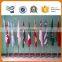 Indoor standing steel flag pole with base