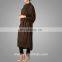 Muslim Women Batwing Like Long Tunic Top Moroccan Tunic Knitted Fabric Abaya Dress With Belt