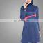 Latest Muslim Sportwear Islamic Swimwear For Women Navy Bule Dubai Design