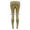 2017 golden fish and snake skin print fitness leggings for evening club sexy fashion women