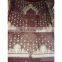 Women's Dress Brown Designer Maharani Traditional Tikki Work Georgette Party Wear Saree