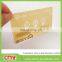 UV silkscreen printing PVC transparent business card
