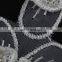 100%polyester beaded flower lace trim for decorative