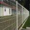 Security protective wire mesh fence with free sample drawing triangle bending fence