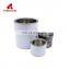 Round tin box with pvc window shaped can shape butane gas cartridge 220g