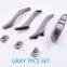 7 Colors 7PCS RHD Right Hand Driver Interior Door Quality Leather Pull Handle Set for BMW 5 Series F10 520 523 525 528 530 535