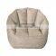 Hot sale colorful bean bag sofa bed pumpkin chair cover